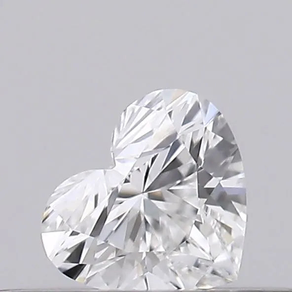 0.18ct Heart Natural Diamond (Colour F, Clarity VVS1, GIA Certified)