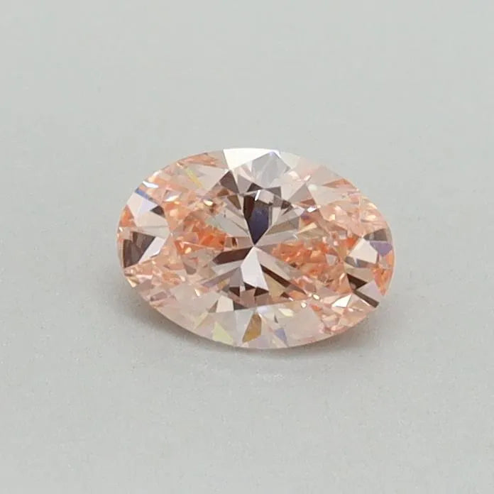 0.30ct Oval Lab Grown Diamond (Colour Fancy Vivid Pink, Clarity VS2, IGI Certified)