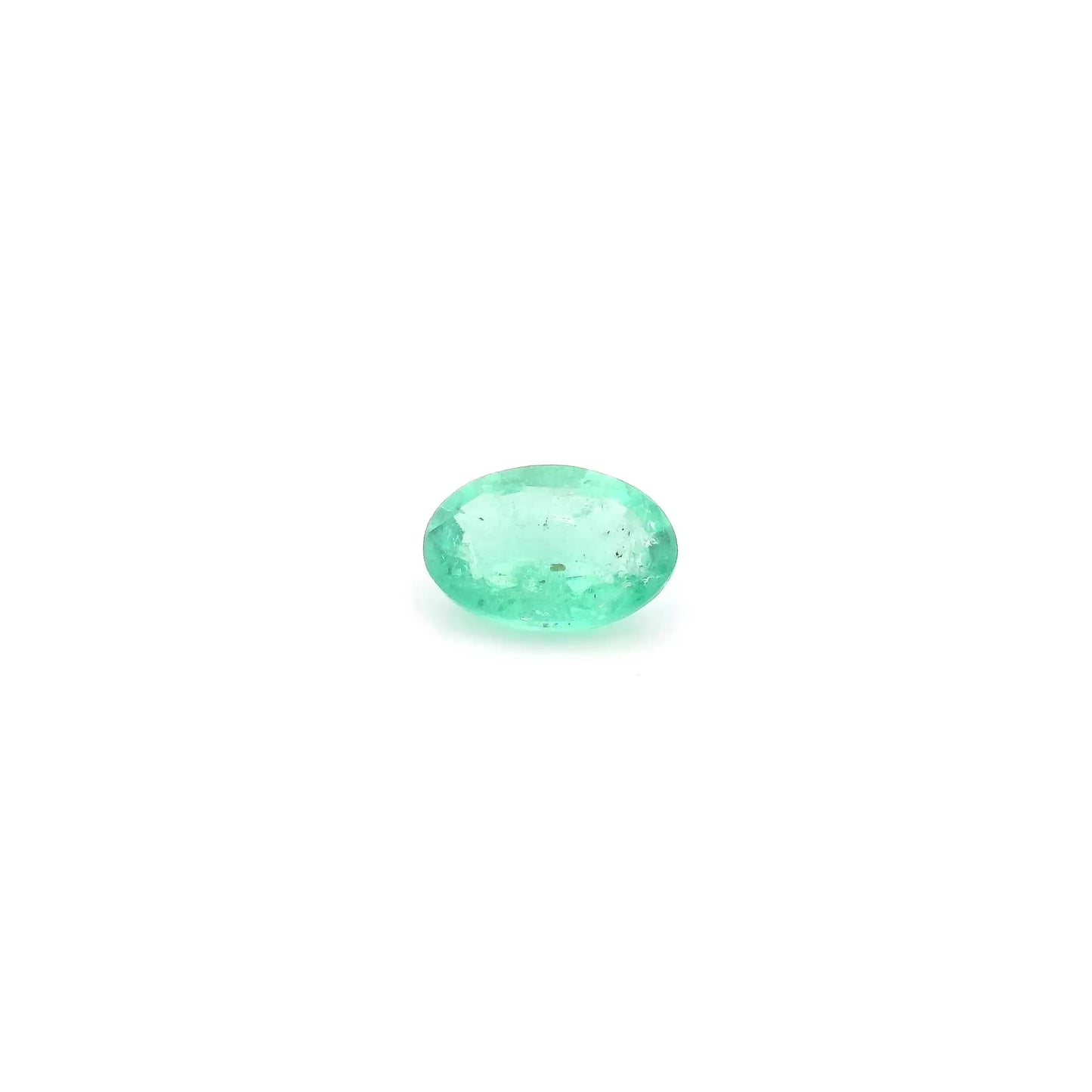 0.35ct Oval Natural Emerald (Colour Green, Clarity Slightly Included, Cut Faceted)