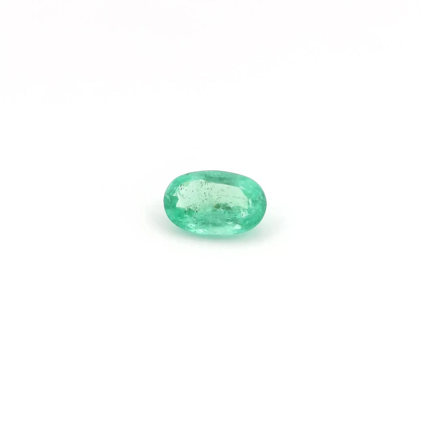 0.42ct Oval Natural Emerald (Colour Green, Clarity Slightly Included, Cut Faceted)