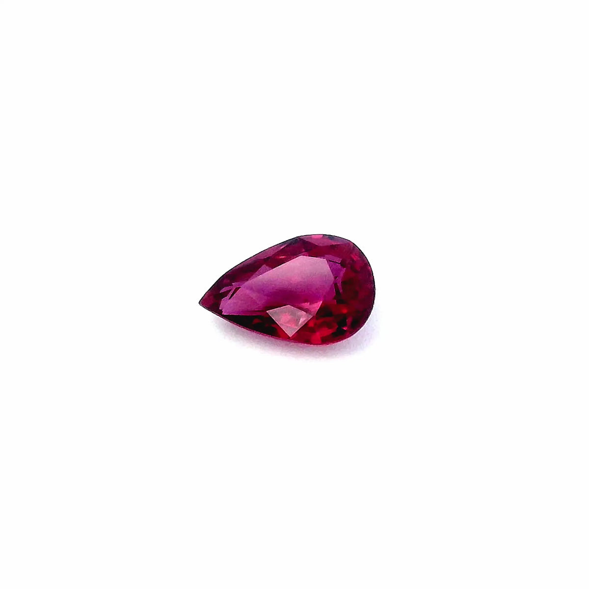 0.52ct Pear Natural Ruby (Colour Red, Clarity Eye Clean, Cut Faceted)