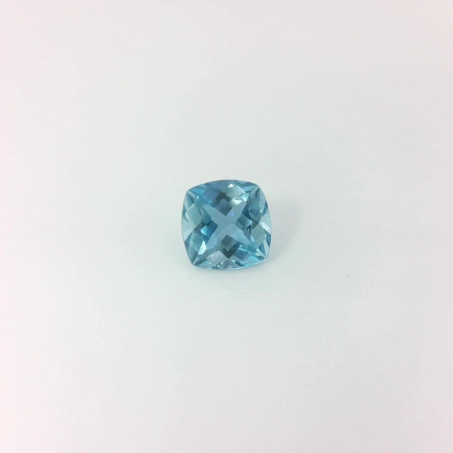 0.55ct Cushion Natural Aquamarine (Colour Blue, Clarity Eye Clean, Cut Faceted)
