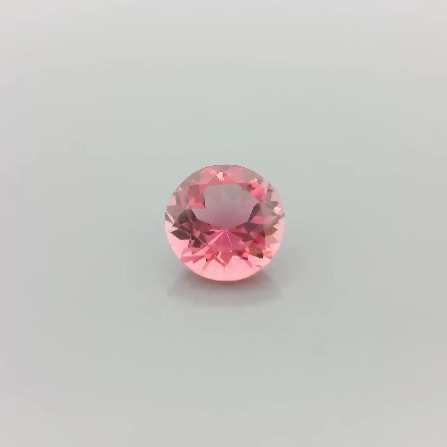 0.75ct Round Natural Tourmaline (Colour Pink, Clarity Eye Clean, Cut Faceted)