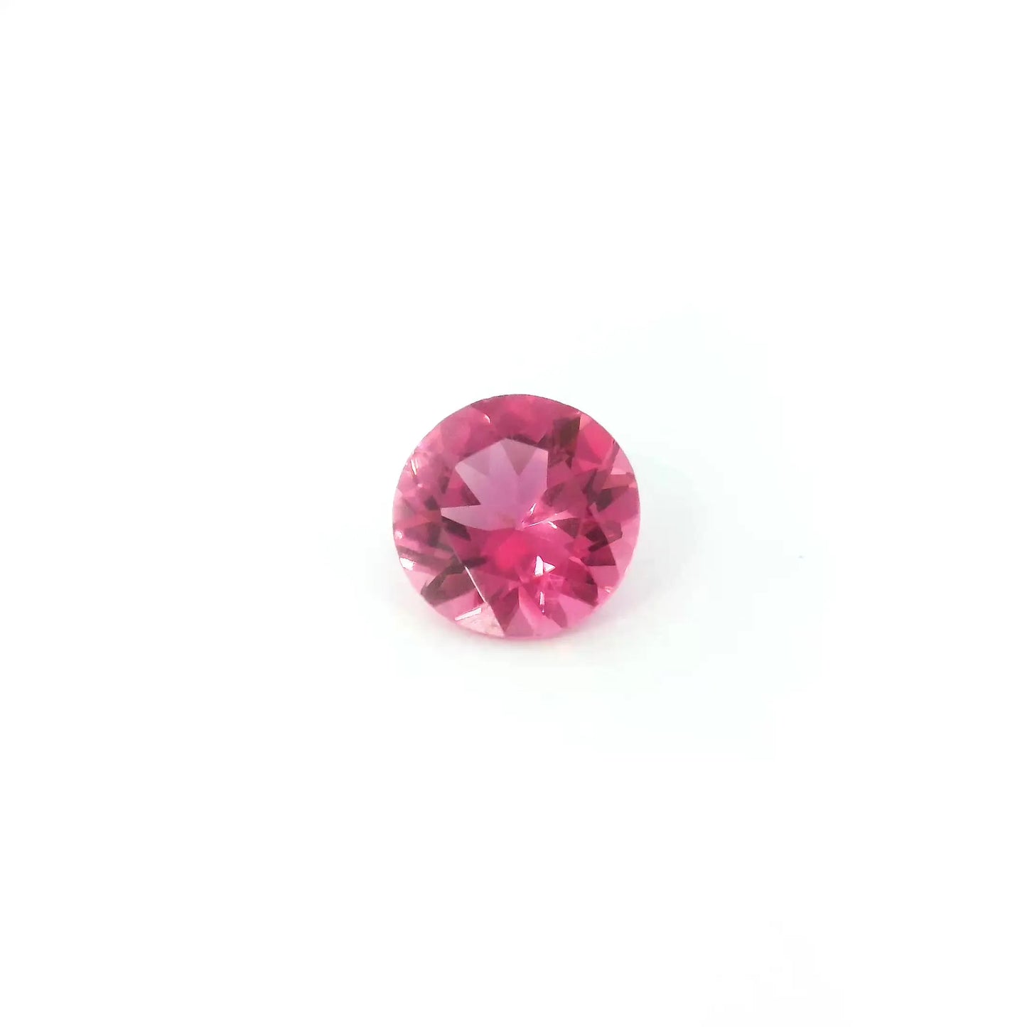0.77ct Round Natural Tourmaline (Colour Pink, Clarity Eye Clean, Cut Faceted)