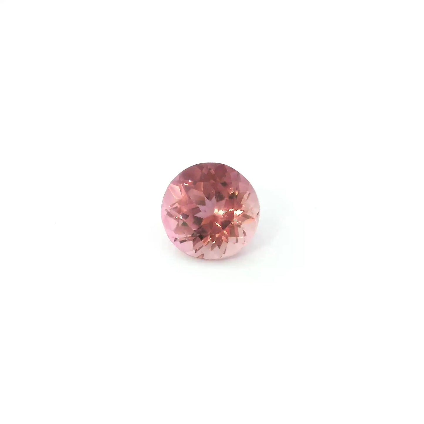 0.83ct Round Natural Tourmaline (Colour Pink, Clarity Slightly Included, Cut Faceted)