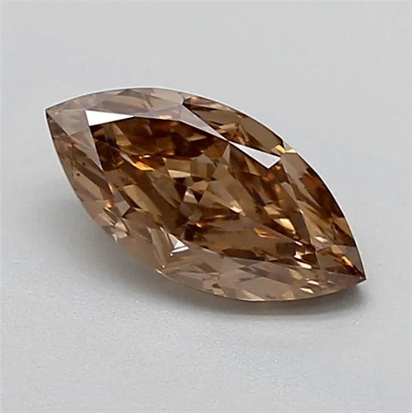0.99ct Marquise Lab Grown Diamond (Colour Fancy Brown, Clarity VS1, IGI Certified)