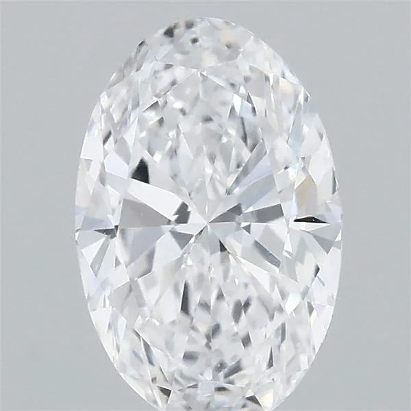 0.67ct Oval Lab Grown Diamond (Colour D, Clarity VVS2, IGI Certified)