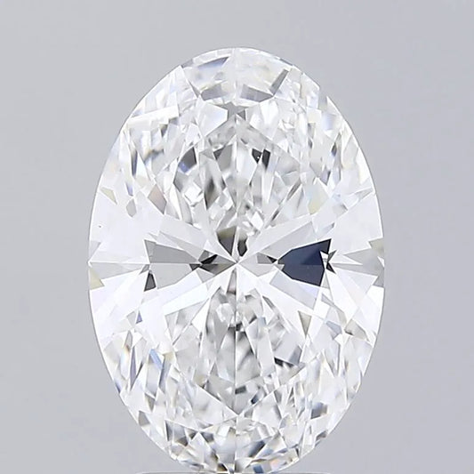 3.34ct Oval Lab Grown Diamond (Colour D, Clarity VVS2, IGI Certified)