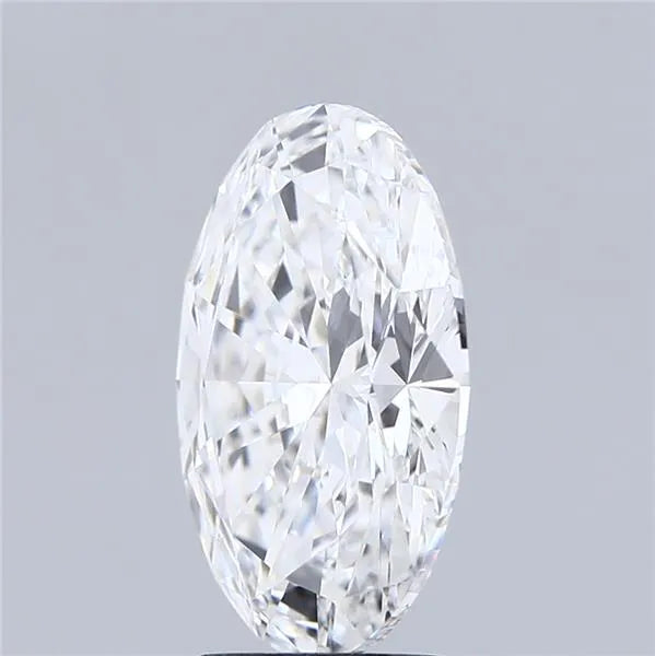 3.11ct Oval Lab Grown Diamond (Colour E, Clarity VVS1, IGI Certified)