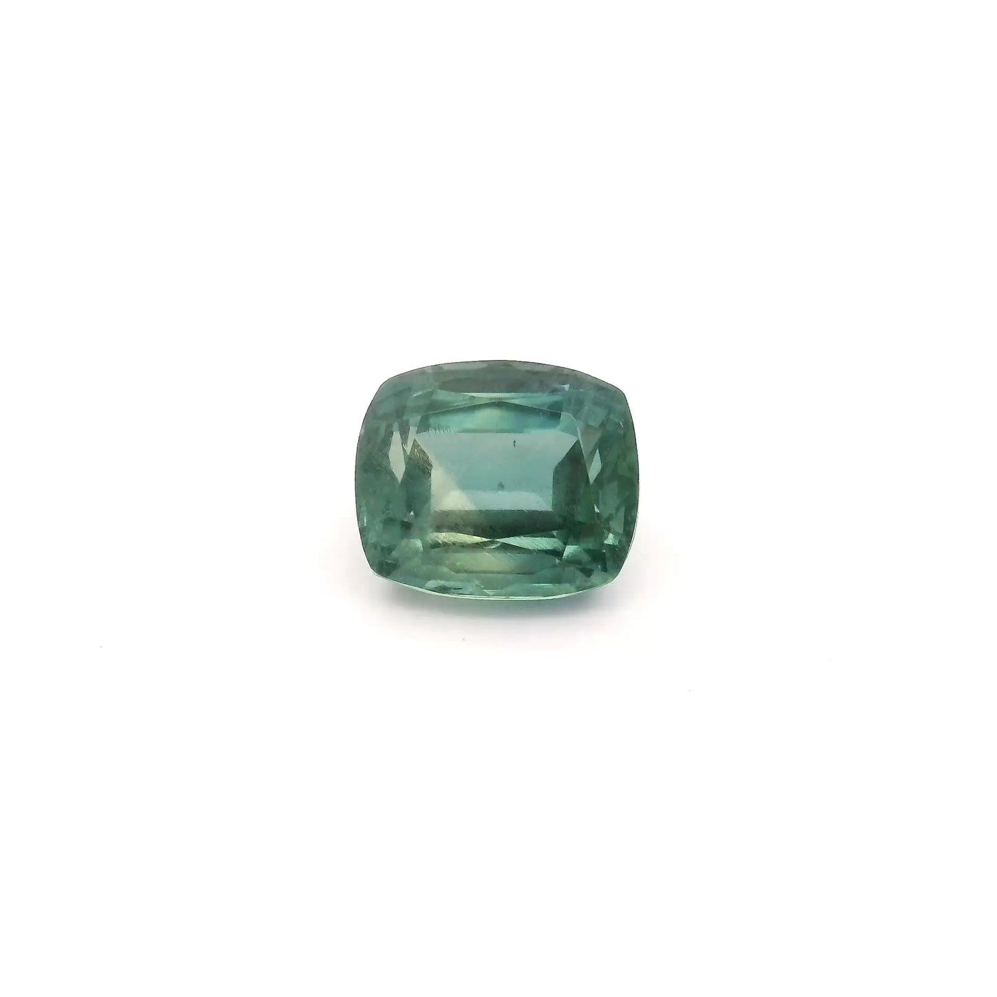 1.92ct Cushion Natural Sapphire (Colour Green, Clarity Eye Clean, Cut Faceted)