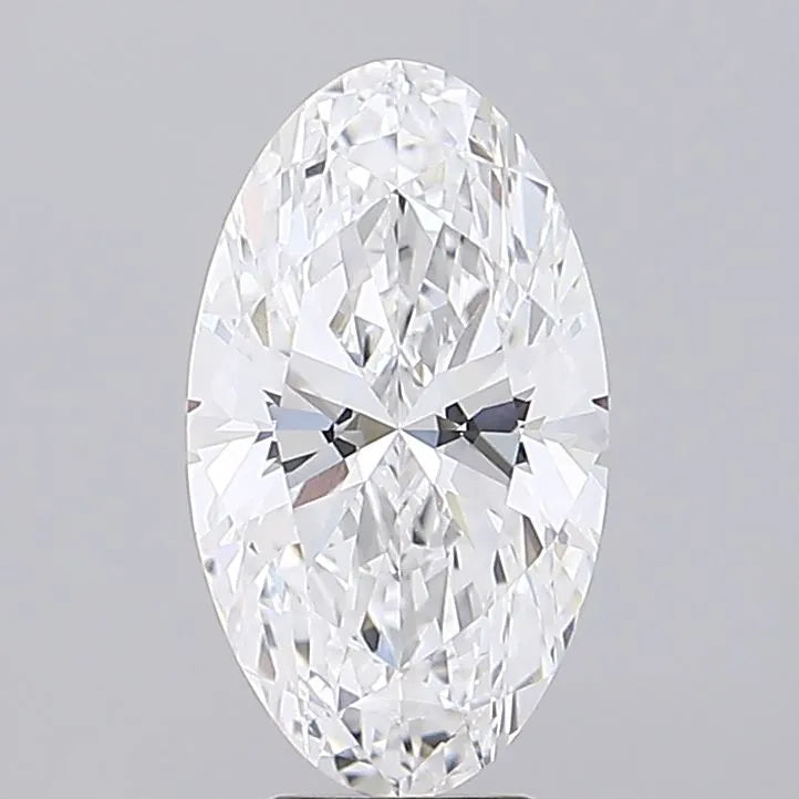 4.58ct Oval Lab Grown Diamond (Colour E, Clarity VVS1, IGI Certified)