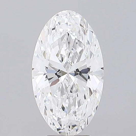 4.58ct Oval Lab Grown Diamond (Colour E, Clarity VVS1, IGI Certified)