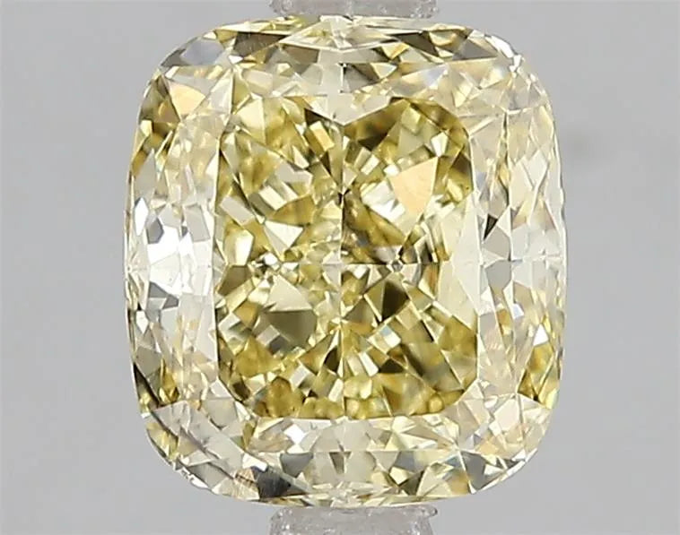 2.06ct Cushion modified Lab Grown Diamond (Colour Fancy Yellow, Clarity SI2, IGI Certified)