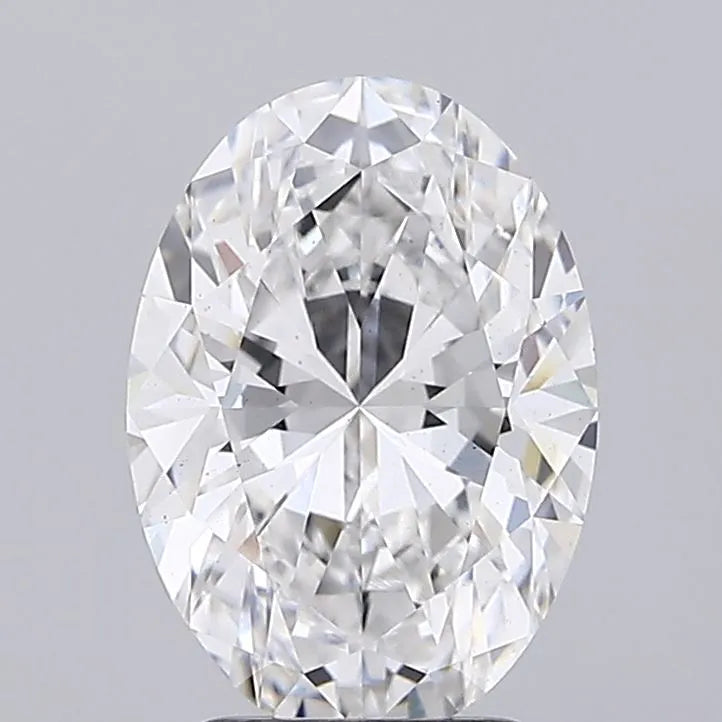 3.05ct Oval Lab Grown Diamond (Colour E, Clarity VS2, IGI Certified)