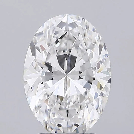 3.05ct Oval Lab Grown Diamond (Colour E, Clarity VS2, IGI Certified)