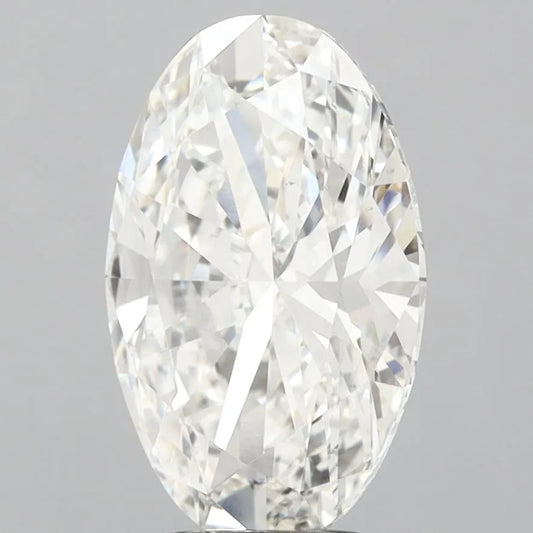 4.00ct Oval Lab Grown Diamond (Colour G, Clarity VS1, IGI Certified)