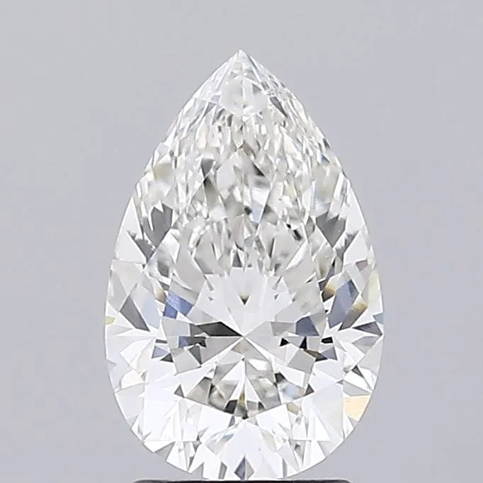 2.06ct Pear Lab Grown Diamond (Colour G, Clarity VVS2, IGI Certified)
