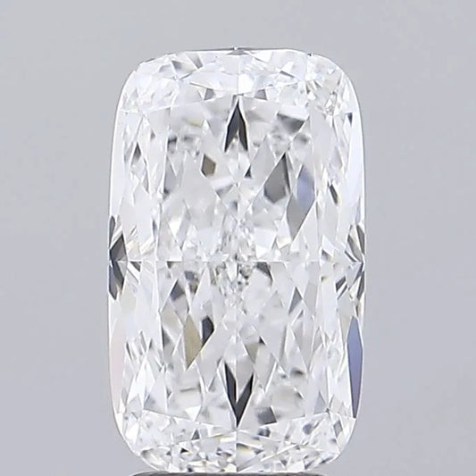 4.02ct Cushion modified Lab Grown Diamond (Colour D, Clarity VVS2, IGI Certified)