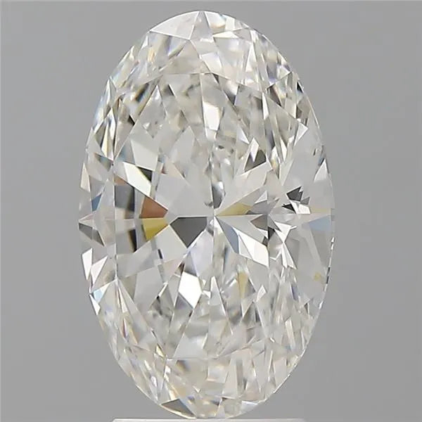 3.10ct Oval Lab Grown Diamond (Colour G, Clarity VVS2, IGI Certified)