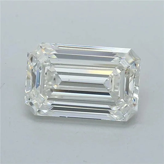 5.05ct Emerald Lab Grown Diamond (Colour G, Clarity VVS2, IGI Certified)