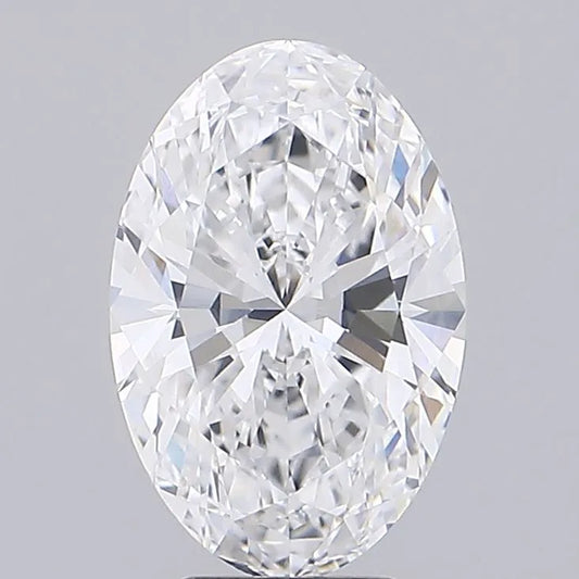 5.02ct Oval Lab Grown Diamond (Colour E, Clarity VVS1, IGI Certified)