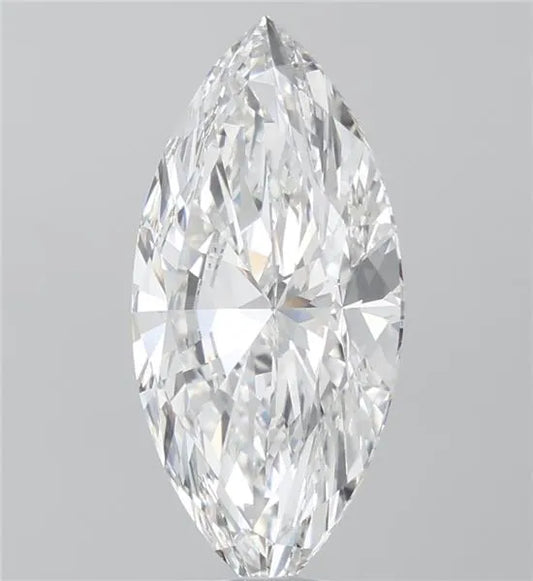 5.29ct Marquise Lab Grown Diamond (Colour F, Clarity VVS2, IGI Certified)