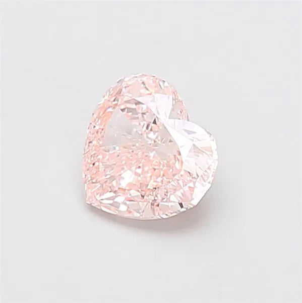 1.00ct Heart Lab Grown Diamond (Colour Fancy Brown Pink, Clarity VVS2, IGI Certified)