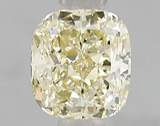 1.01ct Cushion modified Lab Grown Diamond (Colour Fancy Light Yellow, Clarity VS2, IGI Certified)