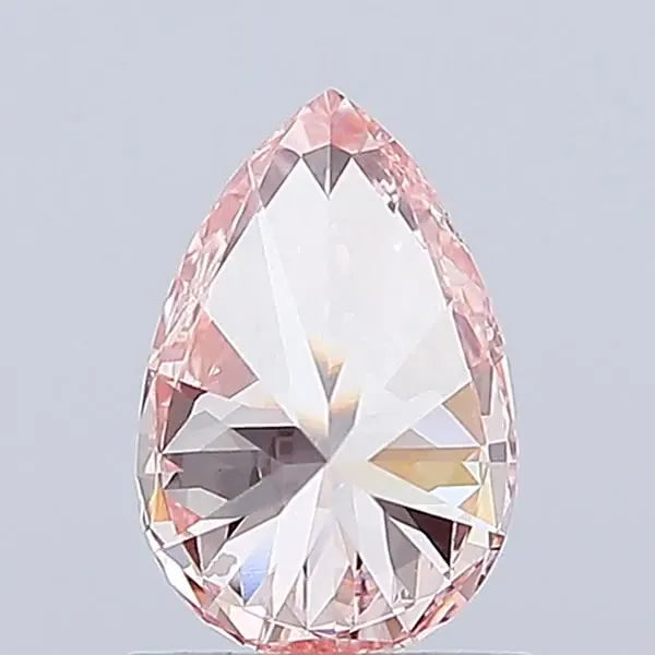 1.02ct Pear Lab Grown Diamond (Colour Fancy Vivid Pink, Clarity SI1, IGI Certified)
