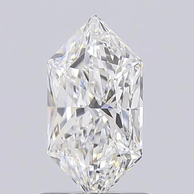 1.03ct Hexagonal Lab Grown Diamond (Colour E, Clarity VVS2, IGI Certified)