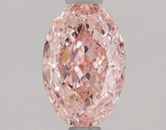 1.03ct Oval Lab Grown Diamond (Colour Fancy Vivid Pink, Clarity VVS2, IGI Certified)