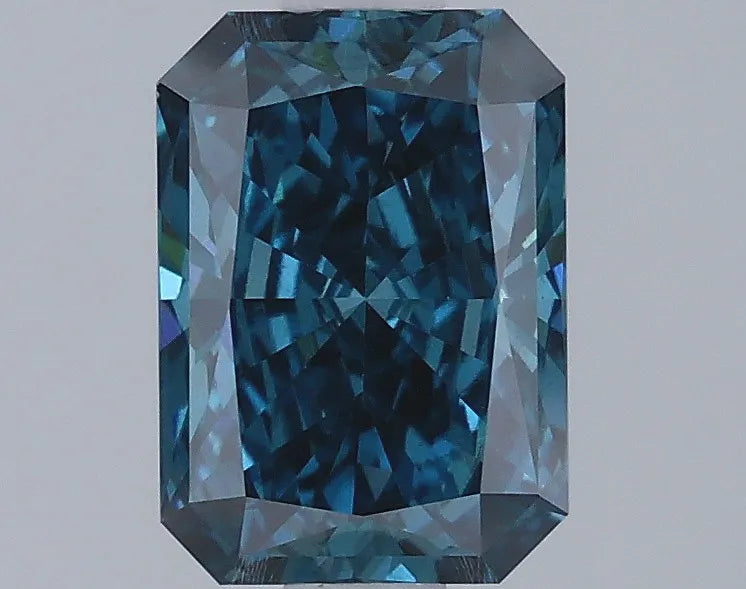 1.03ct Radiant Lab Grown Diamond (Colour Fancy Vivid Blue, Clarity VS2, IGI Certified)