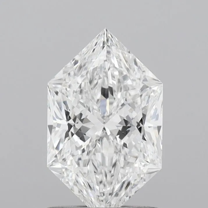 1.13ct Hexagonal Lab Grown Diamond (Colour D, Clarity VVS2, IGI Certified)