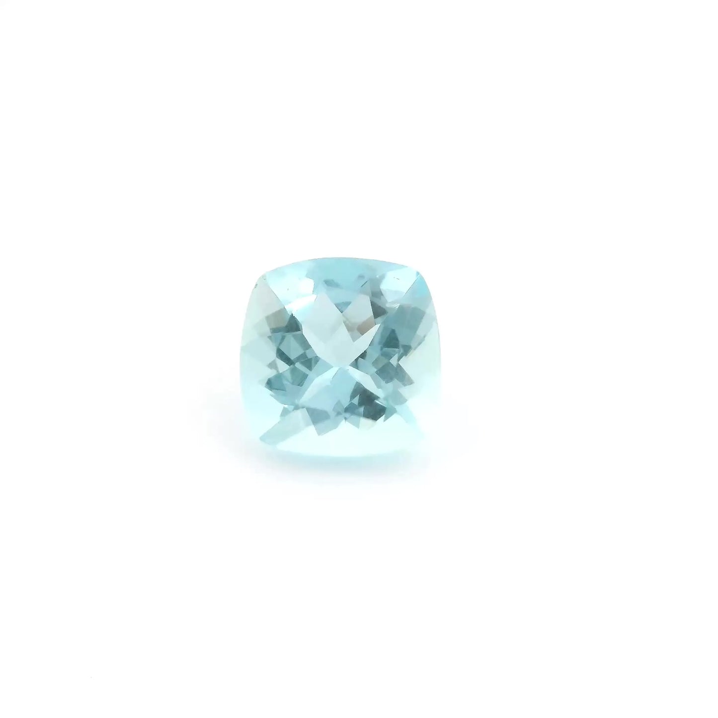 1.25ct Cushion Natural Aquamarine (Colour Blue, Clarity Eye Clean, Cut Faceted)