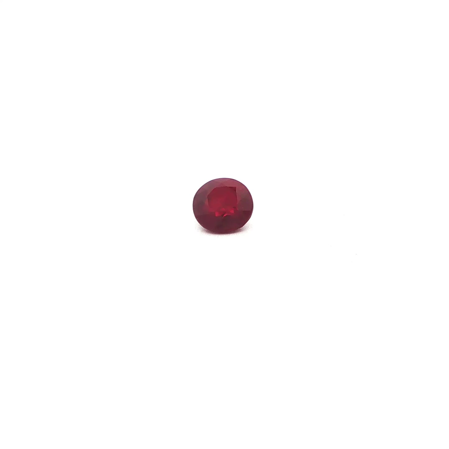 1.26ct Round Natural Ruby (Colour Red, Clarity Slightly Included, Cut Faceted)