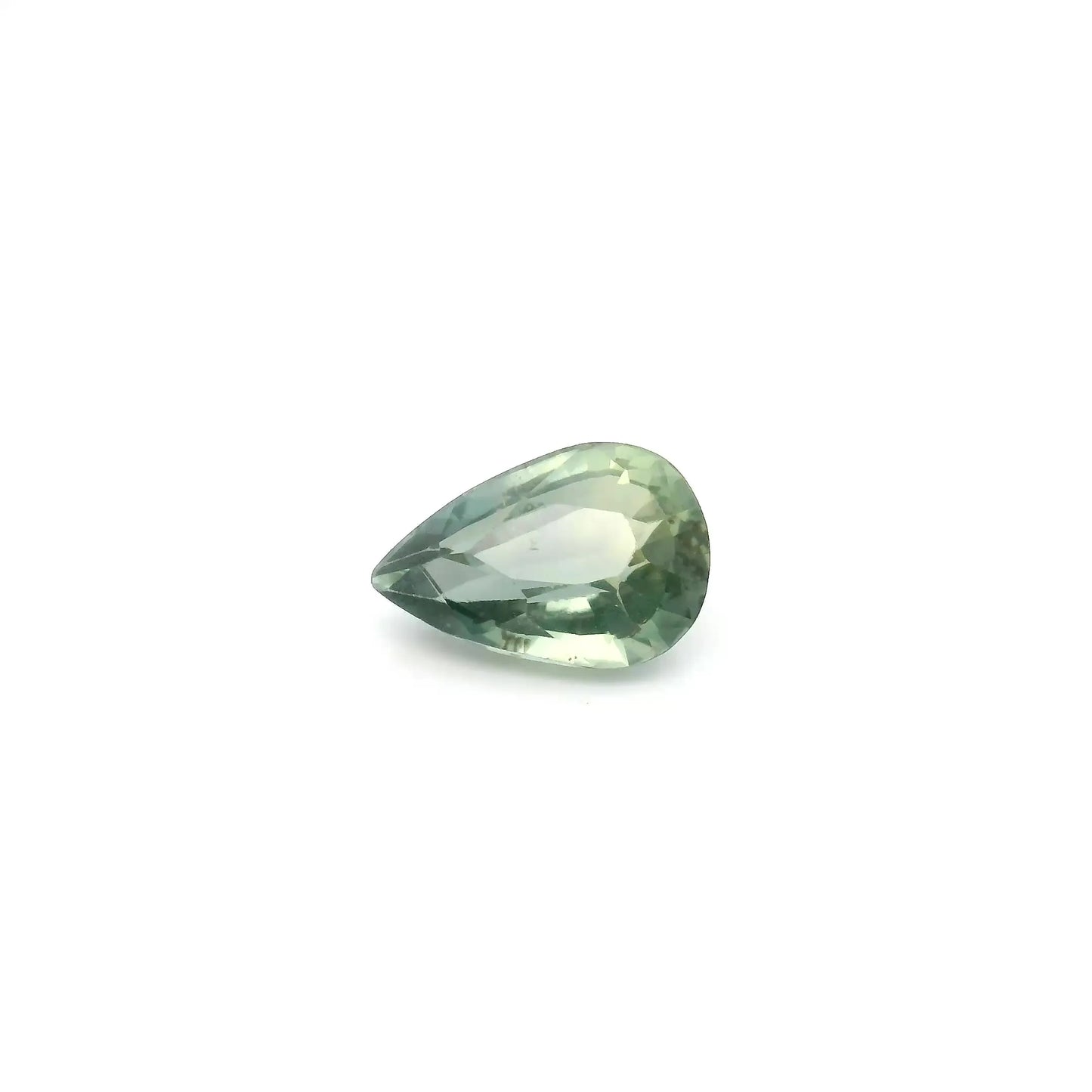 1.29ct Pear Natural Sapphire (Colour Green, Clarity Eye Clean, Cut Faceted)
