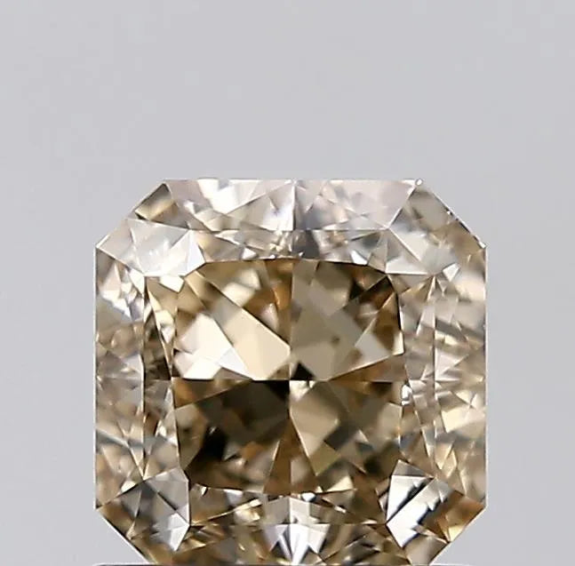 1.30ct Radiant Natural Diamond (Colour Fancy Yellowish Brown, Clarity VS2, GIA Certified)