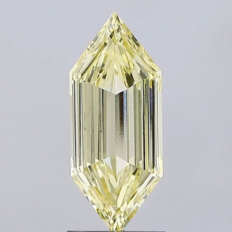 1.35ct Hexagonal Lab Grown Diamond (Colour Fancy Light Yellow, Clarity VS1, IGI Certified)