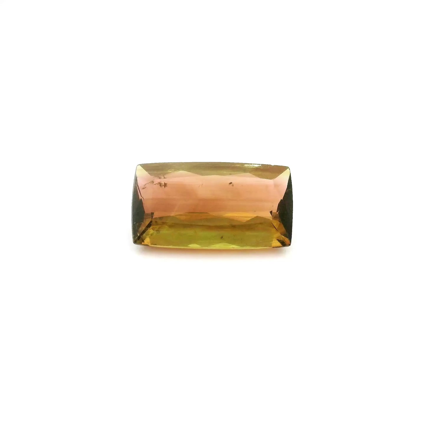 1.46ct Cushion Natural Tourmaline (Colour Bicolor, Clarity Slightly Included, Cut Faceted)