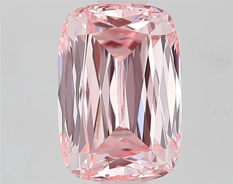 1.55ct Cushion modified Lab Grown Diamond (Colour Fancy Intense Pink, Clarity VVS2, IGI Certified)