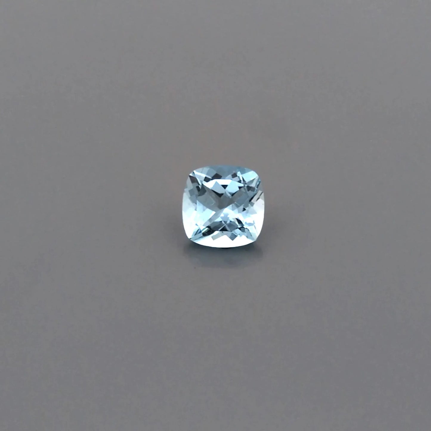 1.63ct Cushion Natural Aquamarine (Colour Blue, Clarity Eye Clean, Cut Faceted)