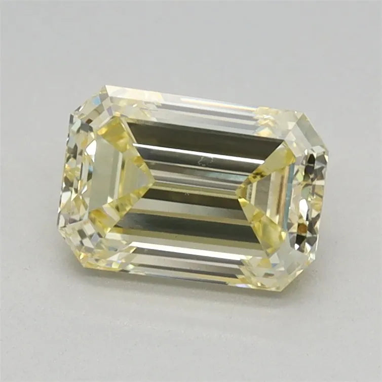 1.70ct Emerald Lab Grown Diamond (Colour Fancy Intense Yellow, Clarity VS2, IGI Certified)