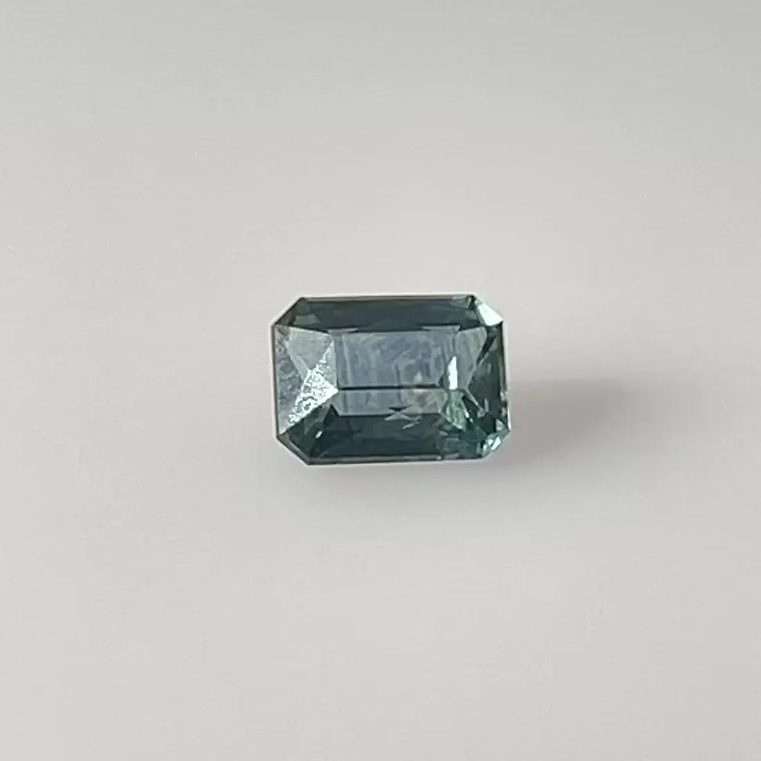 1.71ct Emerald Natural Sapphire (Colour Teal, Clarity Eye Clean, Cut Faceted)
