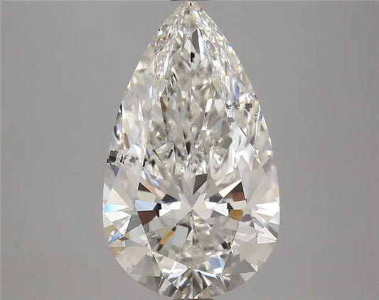 3.86ct Pear Lab Grown Diamond (Colour G, Clarity SI2, IGI Certified)