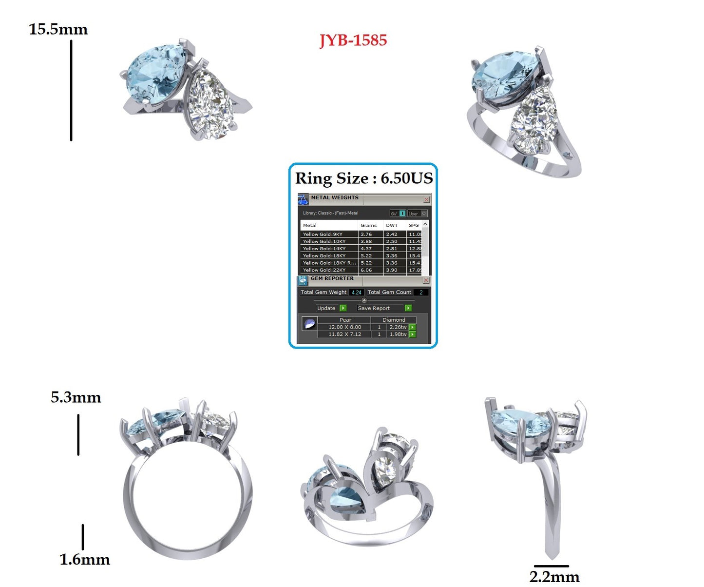 Custom Ring Order -Darrell