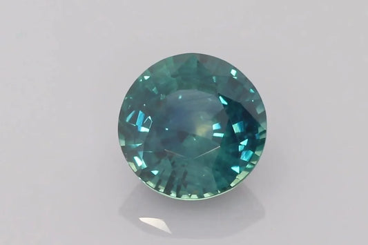 3.12ct Round Natural Sapphire (Colour Multicolor, Clarity Slightly Included, Cut Faceted)