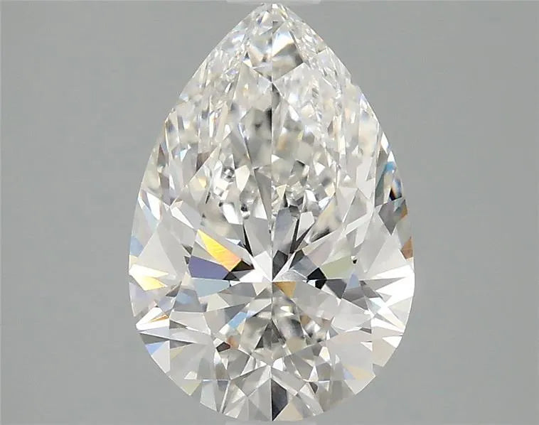 2.05ct Pear Lab Grown Diamond (Colour F, Clarity VVS2, IGI Certified)