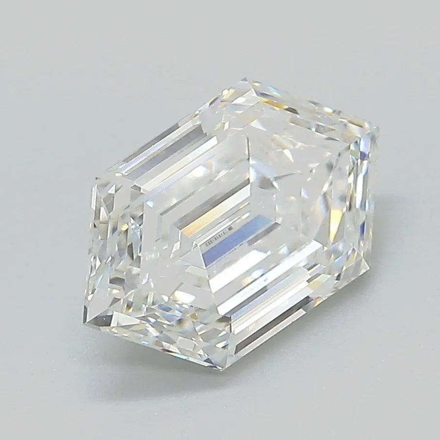 2.16ct Hexagonal Lab Grown Diamond (Colour E, Clarity VVS2, IGI Certified)