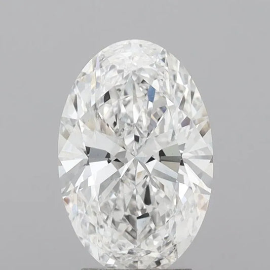 3.35ct Oval Lab Grown Diamond (Colour E, Clarity VS1, IGI Certified)