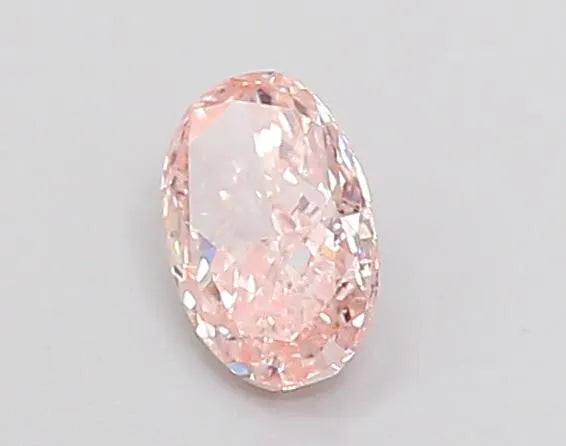 0.30ct Oval Lab Grown Diamond (Colour Fancy Brownish Pink, Clarity VS1, IGI Certified)